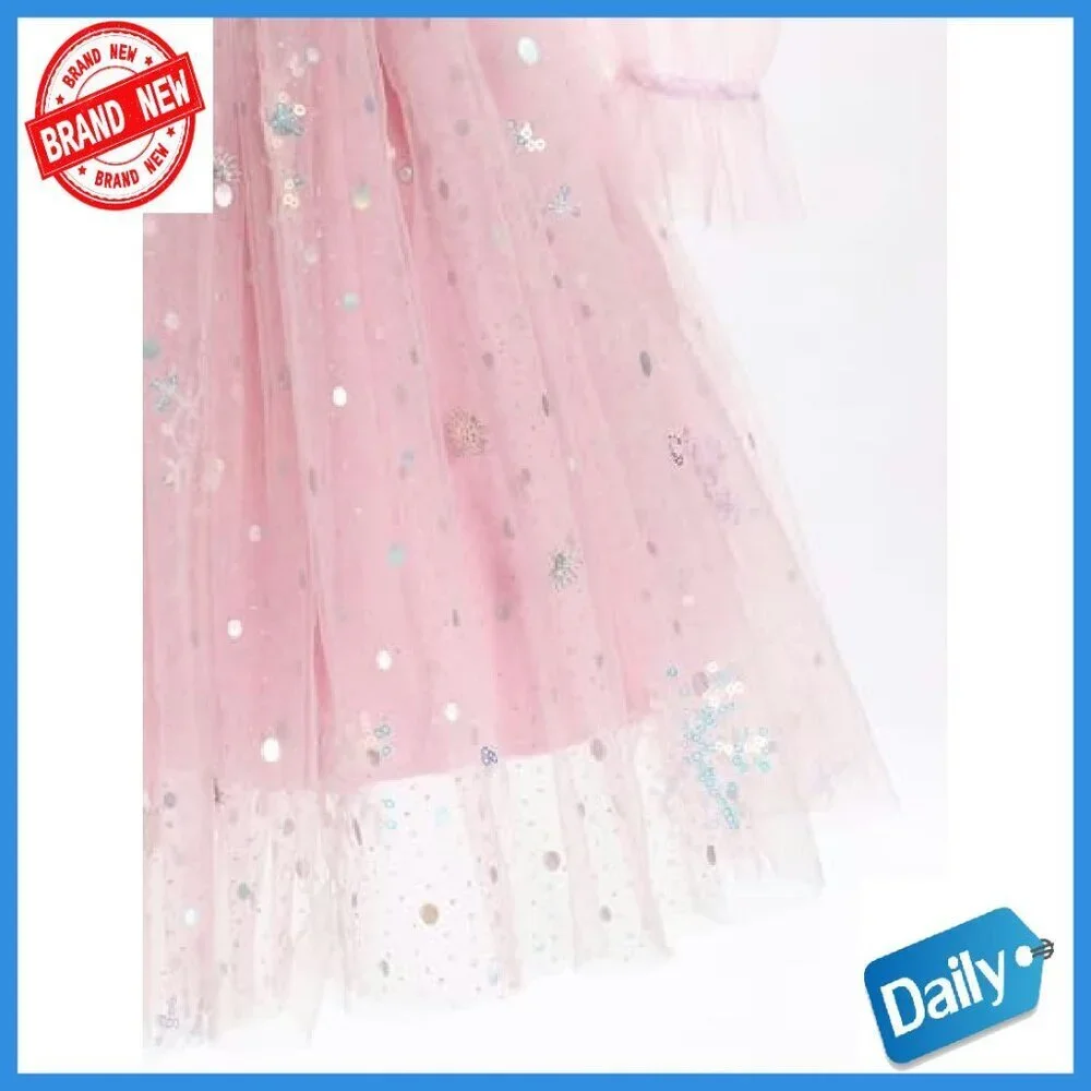 Toddler Girl Formal Tulle Dress Long Sleeve Birthday Party Photo Shoot
